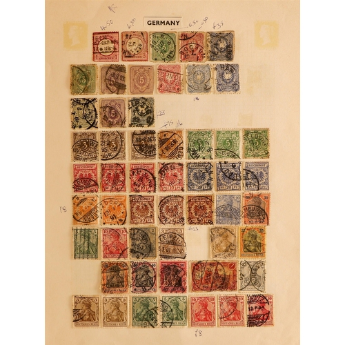 581 - GERMANY ACCUMULATION of mint & used stamps in albums and stock books, in a large carton. States, Inf... 