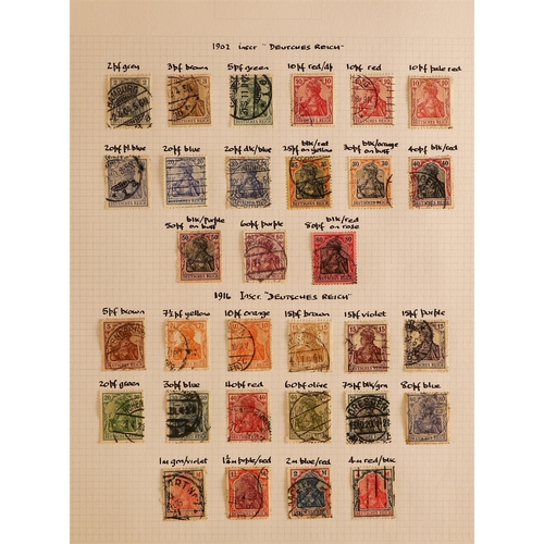 581 - GERMANY ACCUMULATION of mint & used stamps in albums and stock books, in a large carton. States, Inf... 