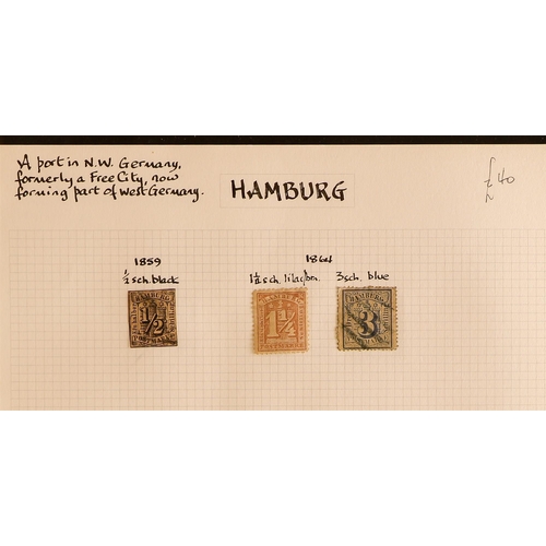 581 - GERMANY ACCUMULATION of mint & used stamps in albums and stock books, in a large carton. States, Inf... 