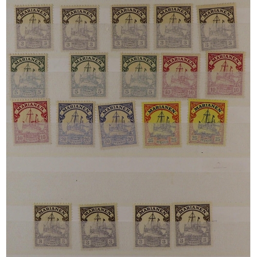 598 - GERMAN COLONIES STOCKBOOK of over 400 fine mint & used stamps from German PO's in Cameroun to German... 