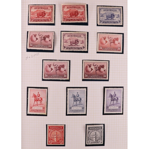 62 - BRITISH COMMONWEALTH COLLECTION Mostly 1910's-1940's mainly mint collection in album, includes (all ... 