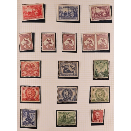 62 - BRITISH COMMONWEALTH COLLECTION Mostly 1910's-1940's mainly mint collection in album, includes (all ... 