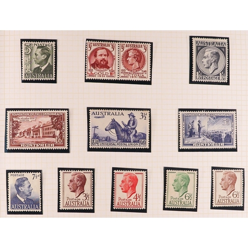 62 - BRITISH COMMONWEALTH COLLECTION Mostly 1910's-1940's mainly mint collection in album, includes (all ... 