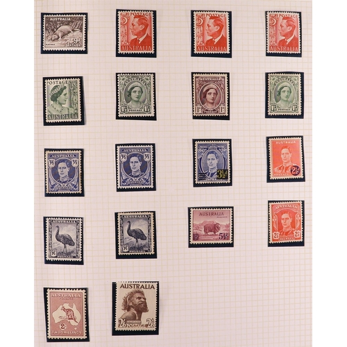 62 - BRITISH COMMONWEALTH COLLECTION Mostly 1910's-1940's mainly mint collection in album, includes (all ... 