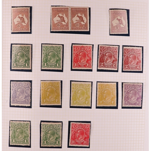 62 - BRITISH COMMONWEALTH COLLECTION Mostly 1910's-1940's mainly mint collection in album, includes (all ... 