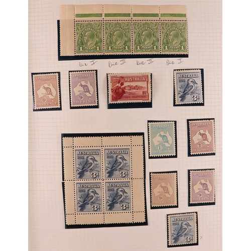 62 - BRITISH COMMONWEALTH COLLECTION Mostly 1910's-1940's mainly mint collection in album, includes (all ... 