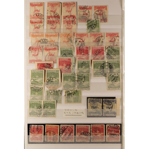 622 - GREECE 1913 NEW TERRITORIES POSTMARKS collection of 500+ Campaign Victory stamps each cancelled at p... 