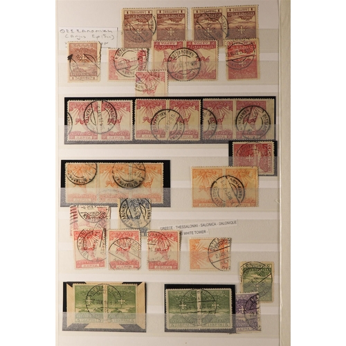 622 - GREECE 1913 NEW TERRITORIES POSTMARKS collection of 500+ Campaign Victory stamps each cancelled at p... 