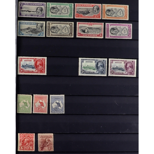 64 - BRITISH COMMONWEALTH 1910 - 1935 KGV MINT COLLECTION in two stockbooks, wee see Aitutaki through to ... 