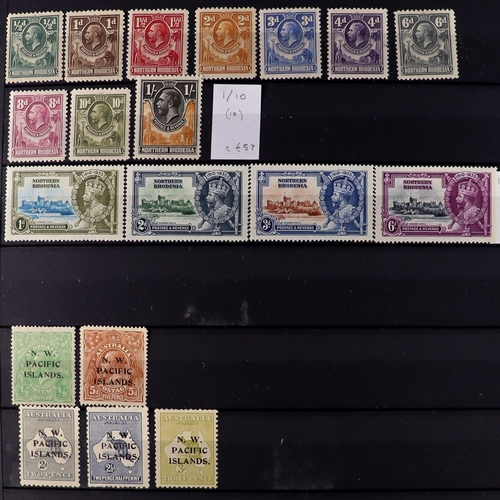 64 - BRITISH COMMONWEALTH 1910 - 1935 KGV MINT COLLECTION in two stockbooks, wee see Aitutaki through to ... 