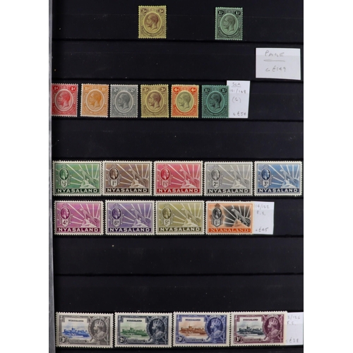 64 - BRITISH COMMONWEALTH 1910 - 1935 KGV MINT COLLECTION in two stockbooks, wee see Aitutaki through to ... 