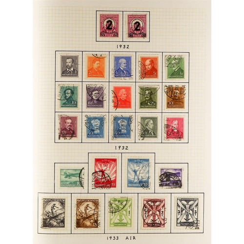 648 - HUNGARY 1871 - 1944 COLLECTION of 1000+ mostly mint stamps, many sets, 'back of the book' with occup... 