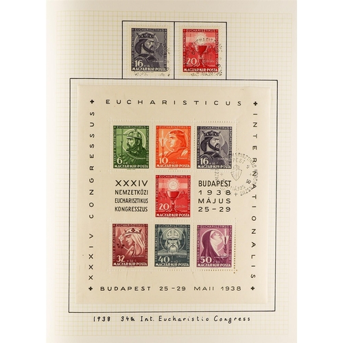 648 - HUNGARY 1871 - 1944 COLLECTION of 1000+ mostly mint stamps, many sets, 'back of the book' with occup... 