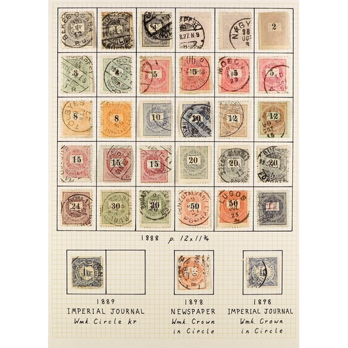 648 - HUNGARY 1871 - 1944 COLLECTION of 1000+ mostly mint stamps, many sets, 'back of the book' with occup... 