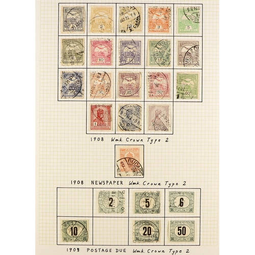 648 - HUNGARY 1871 - 1944 COLLECTION of 1000+ mostly mint stamps, many sets, 'back of the book' with occup... 