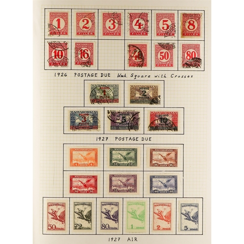 648 - HUNGARY 1871 - 1944 COLLECTION of 1000+ mostly mint stamps, many sets, 'back of the book' with occup... 