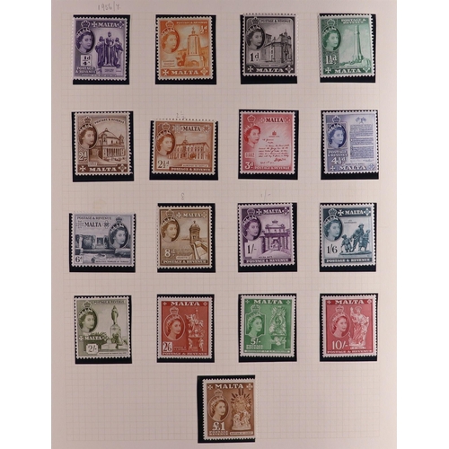 65 - COMMONWEALTH 1953 - 1970 COLLECTION in six spring back albums, of mint (much never hinged) and fine ... 