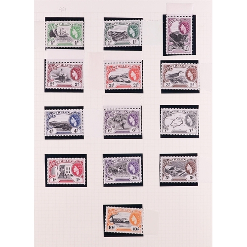 65 - COMMONWEALTH 1953 - 1970 COLLECTION in six spring back albums, of mint (much never hinged) and fine ... 