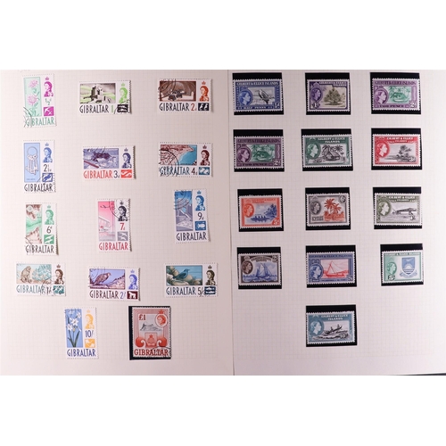 65 - COMMONWEALTH 1953 - 1970 COLLECTION in six spring back albums, of mint (much never hinged) and fine ... 