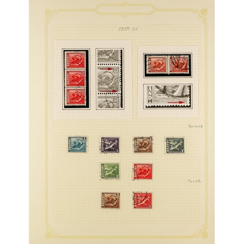 654 - ICELAND 1901 - 1976 COLLECTION of over 700 used stamps on album pages, chiefly complete sets. Cat £3... 