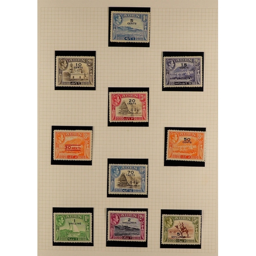 66 - BRITISH COMMONWEALTH COLLECTION 1910's-1970's mostly mint (many never hinged) stamps in hingeless mo... 