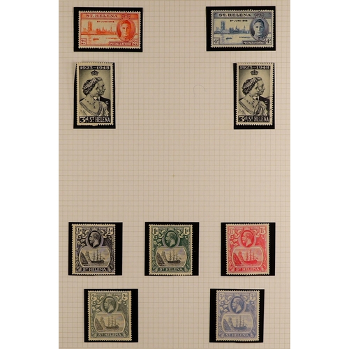 66 - BRITISH COMMONWEALTH COLLECTION 1910's-1970's mostly mint (many never hinged) stamps in hingeless mo... 