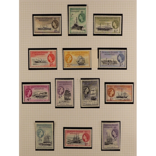 66 - BRITISH COMMONWEALTH COLLECTION 1910's-1970's mostly mint (many never hinged) stamps in hingeless mo... 