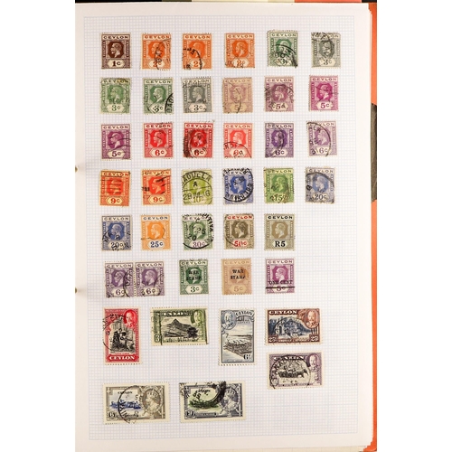 68 - COMMONWEALTH IN 4 ALBUMS. All periods mint & used (mostly used) Aden to Uganda collection in 4 home-... 