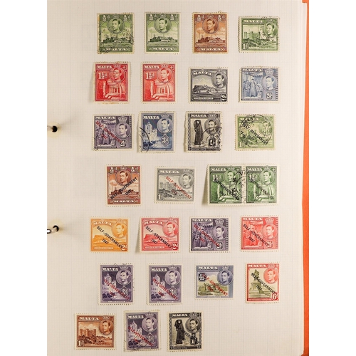 68 - COMMONWEALTH IN 4 ALBUMS. All periods mint & used (mostly used) Aden to Uganda collection in 4 home-... 