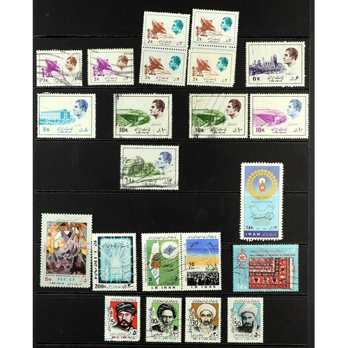 699 - IRAN/PERSIA 1870's-1970's MOSTLY USED COLLECTION with the strength in the late 19th Century to early... 