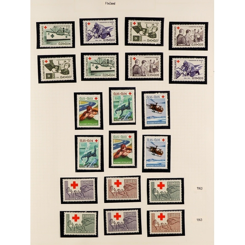 70 - RED CROSS / RED CRESCENT COLLECTION of mint / never hinged mint & used stamps, miniature sheets, boo... 