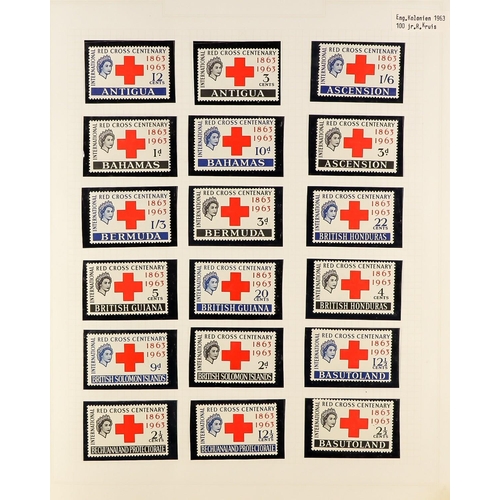 70 - RED CROSS / RED CRESCENT COLLECTION of mint / never hinged mint & used stamps, miniature sheets, boo... 