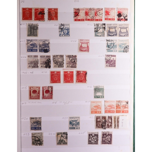 741 - JAPAN 1872-2011 COLLECTION in 17 albums & stockbooks, mint (later issues never hinged) & used stamps... 