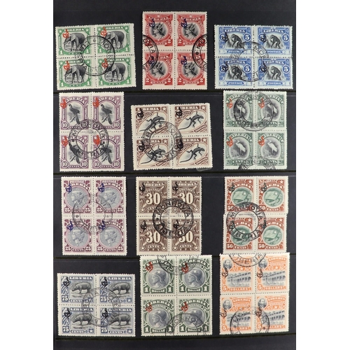 772 - LIBERIA 1906 & 1909 PICTORIALS collection includes proofs with frame & centre-only proofs, colour tr... 