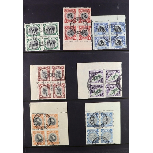 772 - LIBERIA 1906 & 1909 PICTORIALS collection includes proofs with frame & centre-only proofs, colour tr... 