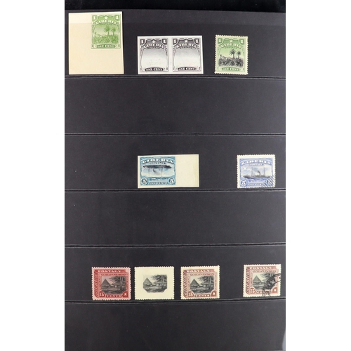 772 - LIBERIA 1906 & 1909 PICTORIALS collection includes proofs with frame & centre-only proofs, colour tr... 