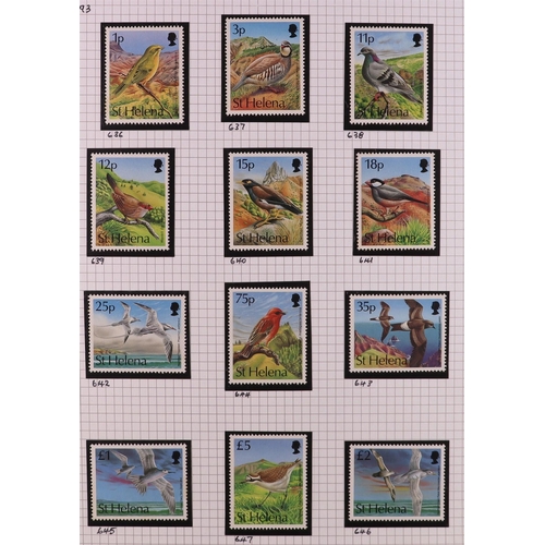 83 - BIRDS 1940's-2010's world collection written up in 22 albums, includes loads of complete sets, mini-... 