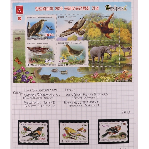 83 - BIRDS 1940's-2010's world collection written up in 22 albums, includes loads of complete sets, mini-... 