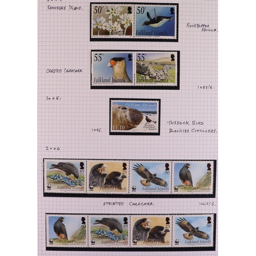 83 - BIRDS 1940's-2010's world collection written up in 22 albums, includes loads of complete sets, mini-... 