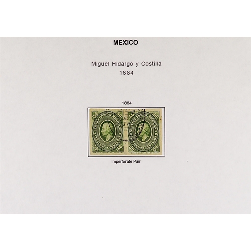 832 - MEXICO 1872 - 1910 EXTENSIVE COLLECTION of over 300 mint & used stamps with a degree of specialisati... 