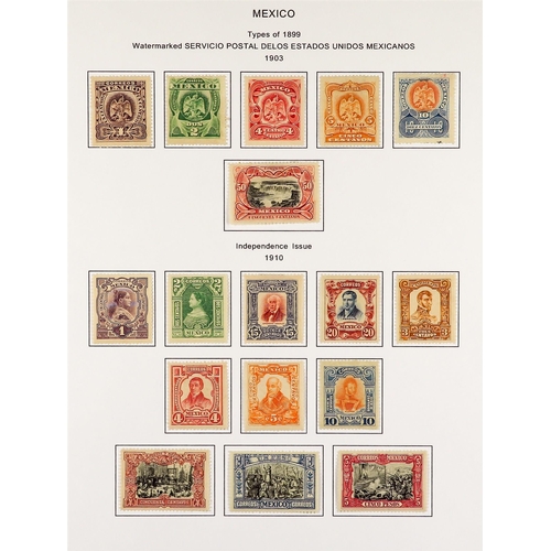 832 - MEXICO 1872 - 1910 EXTENSIVE COLLECTION of over 300 mint & used stamps with a degree of specialisati... 