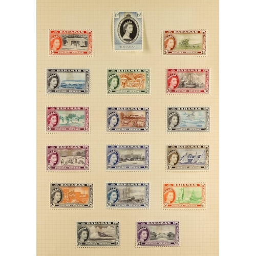 84 - BRITISH COMMONWEALTH COLLECTION 1937-1955 mint & used stamps in album, includes (all mint) Aden 1939... 