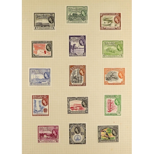 84 - BRITISH COMMONWEALTH COLLECTION 1937-1955 mint & used stamps in album, includes (all mint) Aden 1939... 