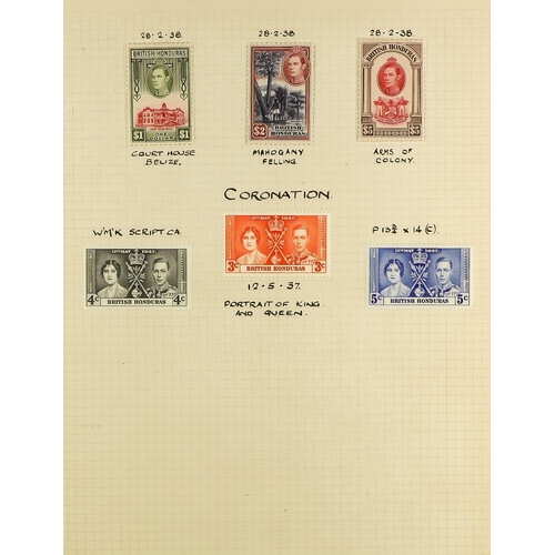 84 - BRITISH COMMONWEALTH COLLECTION 1937-1955 mint & used stamps in album, includes (all mint) Aden 1939... 