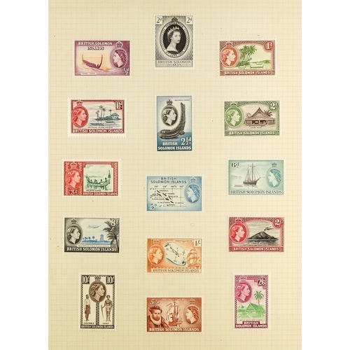 84 - BRITISH COMMONWEALTH COLLECTION 1937-1955 mint & used stamps in album, includes (all mint) Aden 1939... 