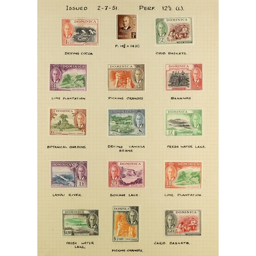 84 - BRITISH COMMONWEALTH COLLECTION 1937-1955 mint & used stamps in album, includes (all mint) Aden 1939... 