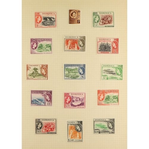 84 - BRITISH COMMONWEALTH COLLECTION 1937-1955 mint & used stamps in album, includes (all mint) Aden 1939... 