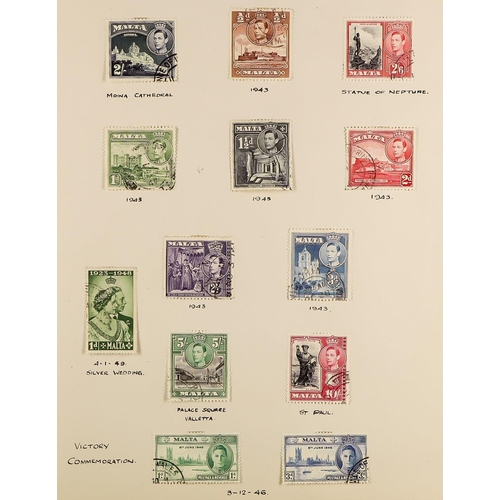 84 - BRITISH COMMONWEALTH COLLECTION 1937-1955 mint & used stamps in album, includes (all mint) Aden 1939... 