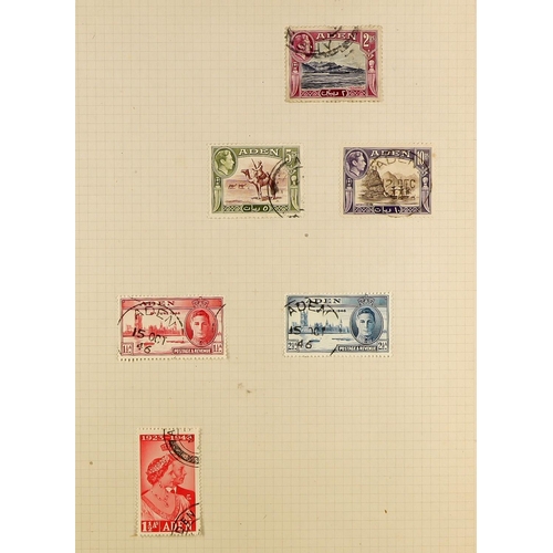 84 - BRITISH COMMONWEALTH COLLECTION 1937-1955 mint & used stamps in album, includes (all mint) Aden 1939... 