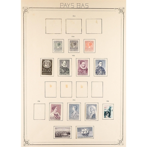 865 - NETHERLANDS 1921 - 1939 MINT SETS collection on album pages, Michel €3000+ (110+ stamps) Lot 865 [b]